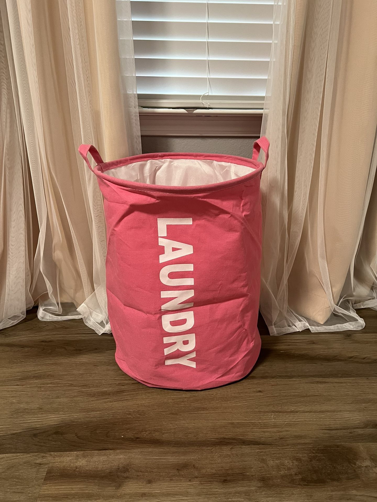 Large Pink Laundry Baskets 2 Pack