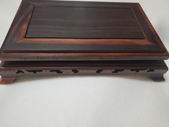Asian Wooden Bonsai Stand 
