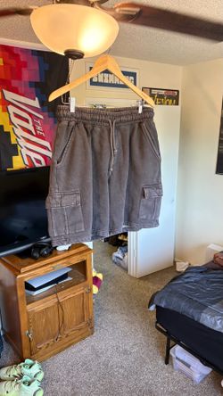 Public Supply Comfy Gray Cotton Shorts - M