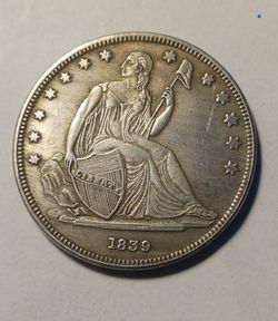 USA 1839 Gobrecht Dollar Modern Restrike Coin / Token