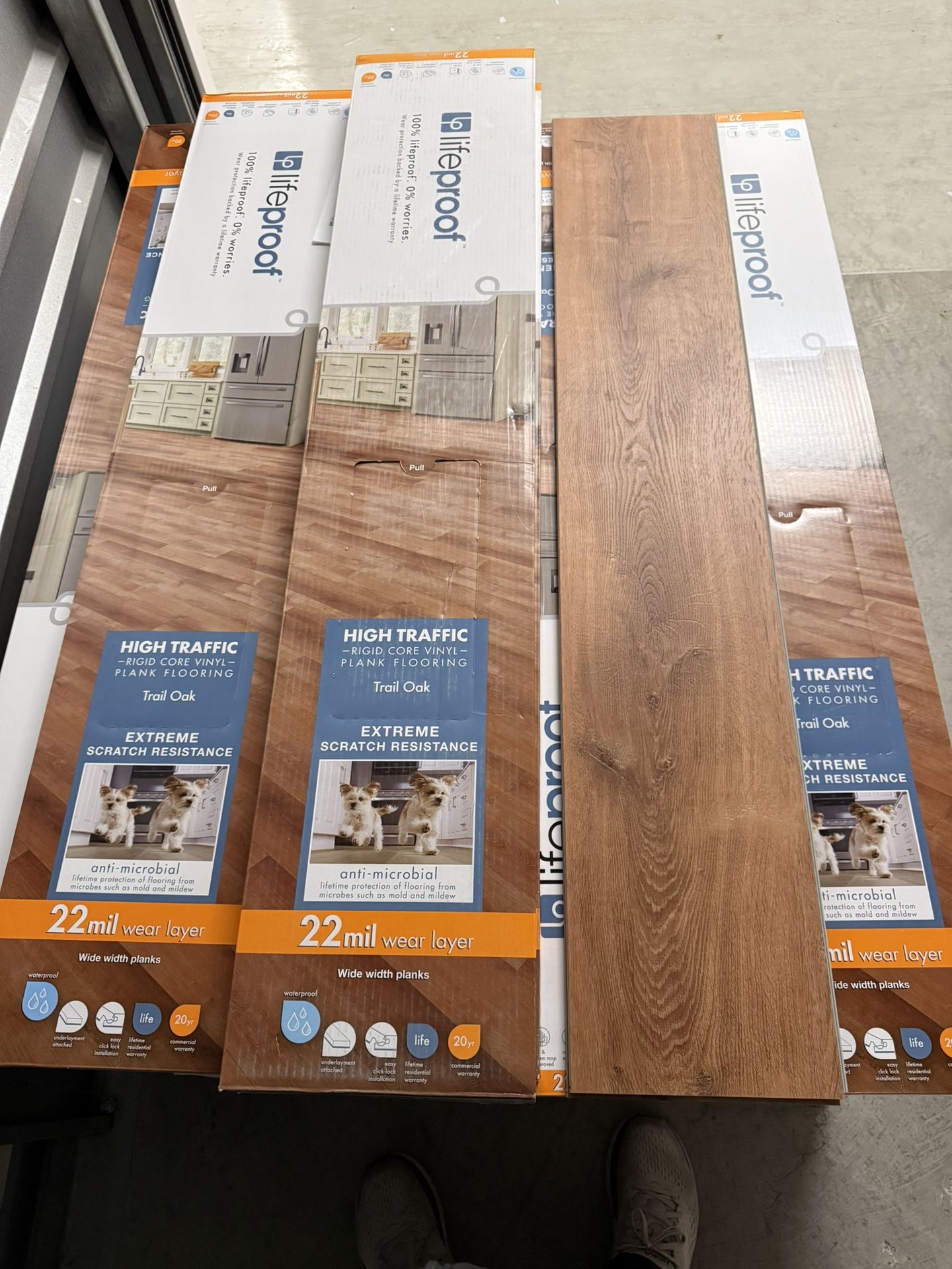 Lifeproof Trail Oak 22 MIL Waterproof Luxury Vinyl Plank Flooring Piso