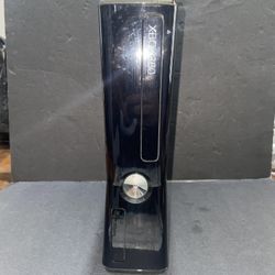 Xbox 360 Slim Glossy Black Console Only For Repair Or Parts 
