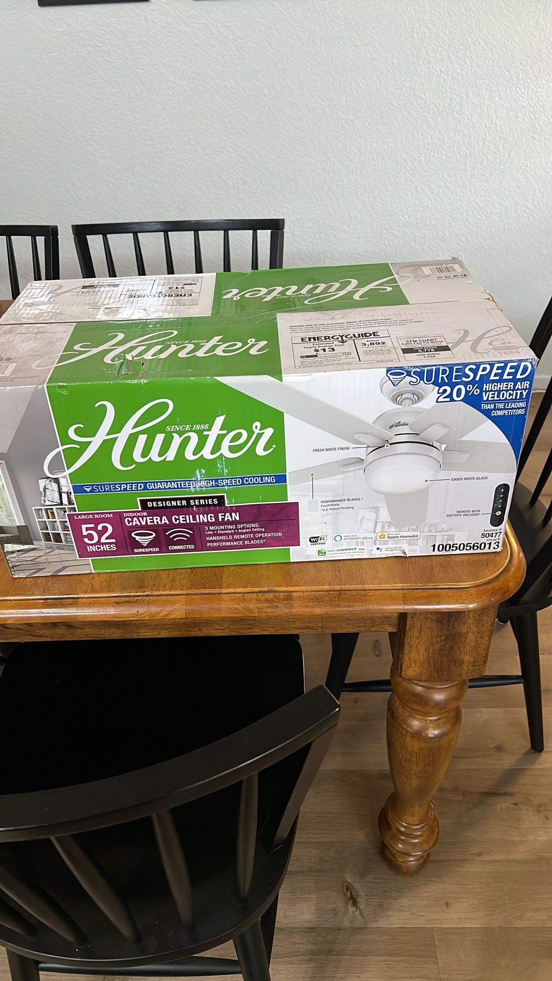 Hunter Ceiling Fan 52in
