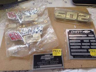 Classic 1968 502, 502 V-flag, and Chevy vin id
