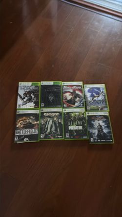 Xbox  360 Xbox Live Game Disks Used Lot