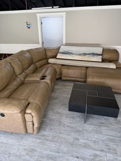 Sectional Leather Set