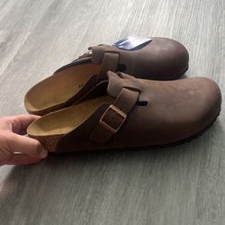 *NEW*Birkenstock Bostons Oiled Leather (Size 13)