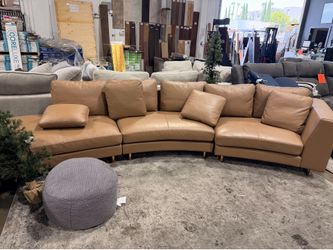 Beautiful Leather Costco Sectional, Sofa, Couch