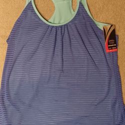 Women's Size XLARGE XL Tanktop Double Layered Marika TEK Brand New