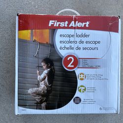 First Alert Two Story Fire Escape Safety Ladder- NEW- 2 available- $20 each Or $30 for both