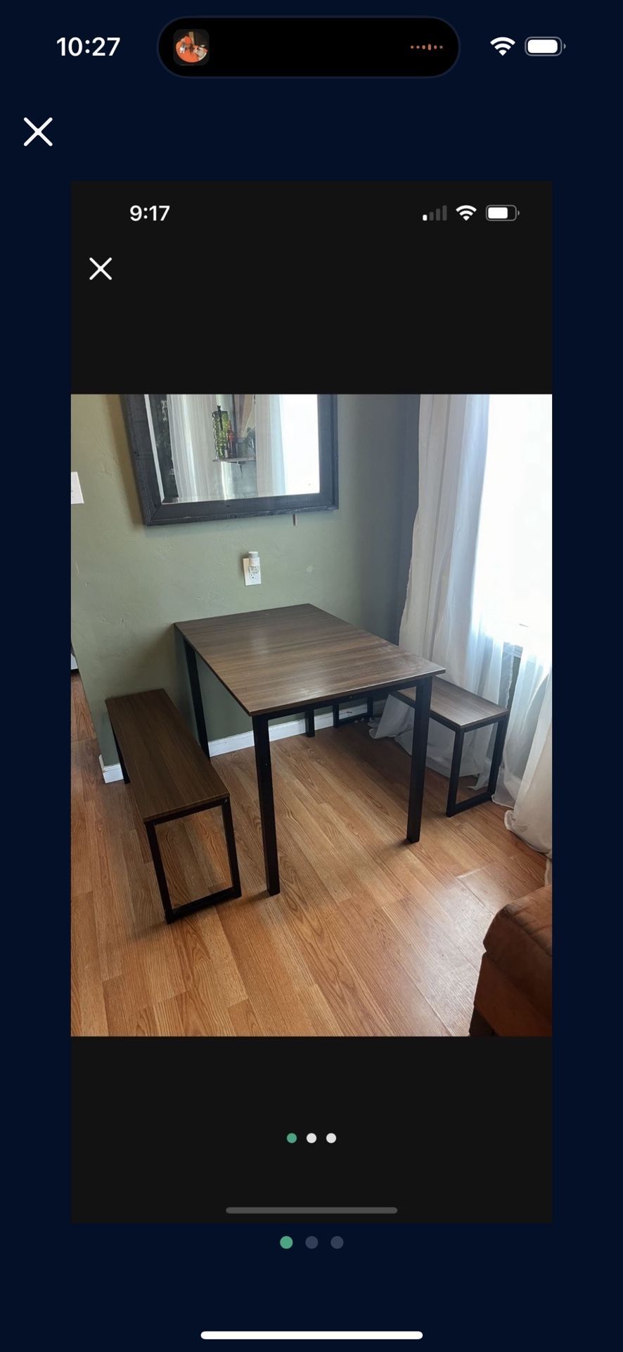 Kitchen Table With Benches