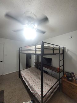 Metal Bunk Bed Frame full over twin