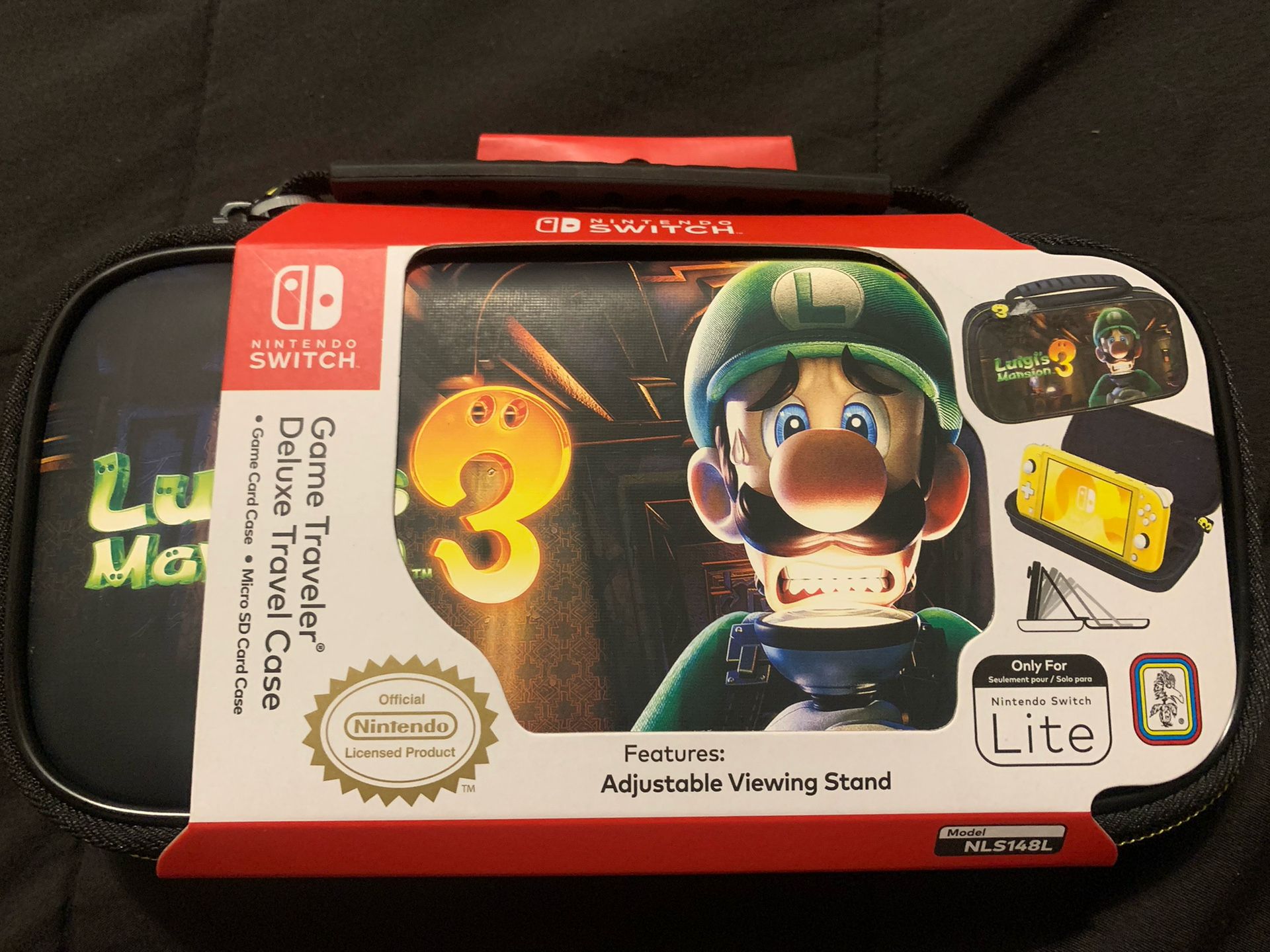 Nintendo Switch Lite Travel Case Luigi’s Mansion
