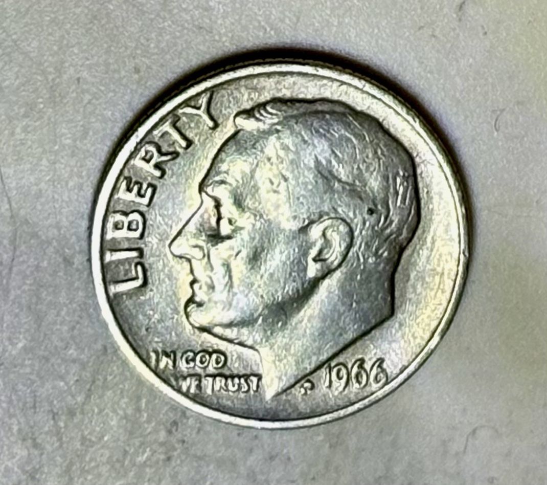 1966 Dime Error Coin
