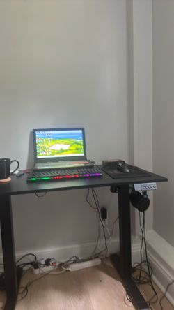 Black Electric Standing Desk