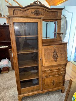 Antique secretary desk completely restored