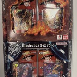One Piece Volume 5 and 6 Illustration Boxes