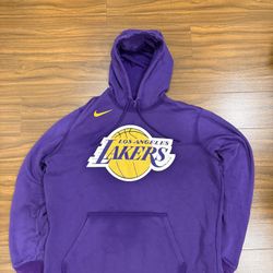 Nike NBA Los Angeles Lakers Fleece Pullover Purple Hoodie Men’s Size XL