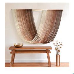 Bohemian Yarn Tapestry Wall Décor Macrame,59"x 35" 