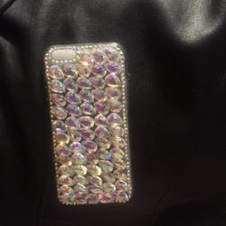 iPhone SE (2020) Tear Drop Rhinestone Back Case 