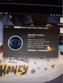 Macbook pro Mid 2012- 1TB SSD- 8gb ram
