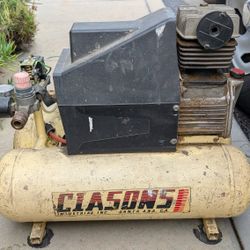 Ciasons Air Compressor 4 Gal Works Great Made In USA Shop Tank No Leaks  