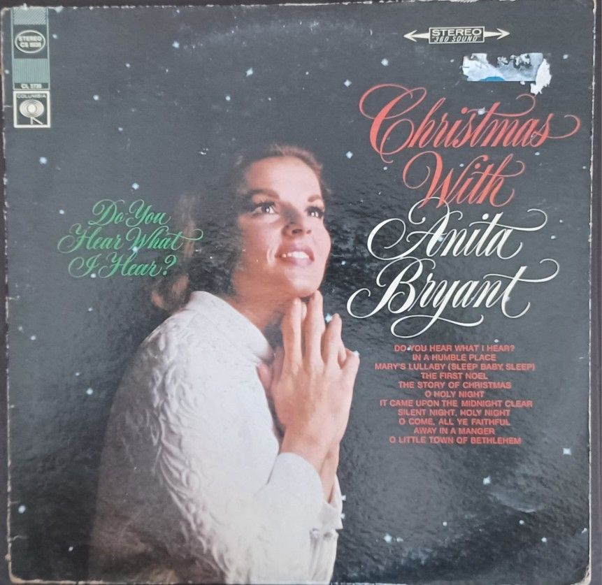 Anita Bryant "Christmas with Anita Bryant" 1967 Columbia Orig 1st Press VG+/VG+