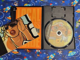 Grand Theft Auto: San Andreas - PlayStation 2 MANUAL INCLUDED + POSTER