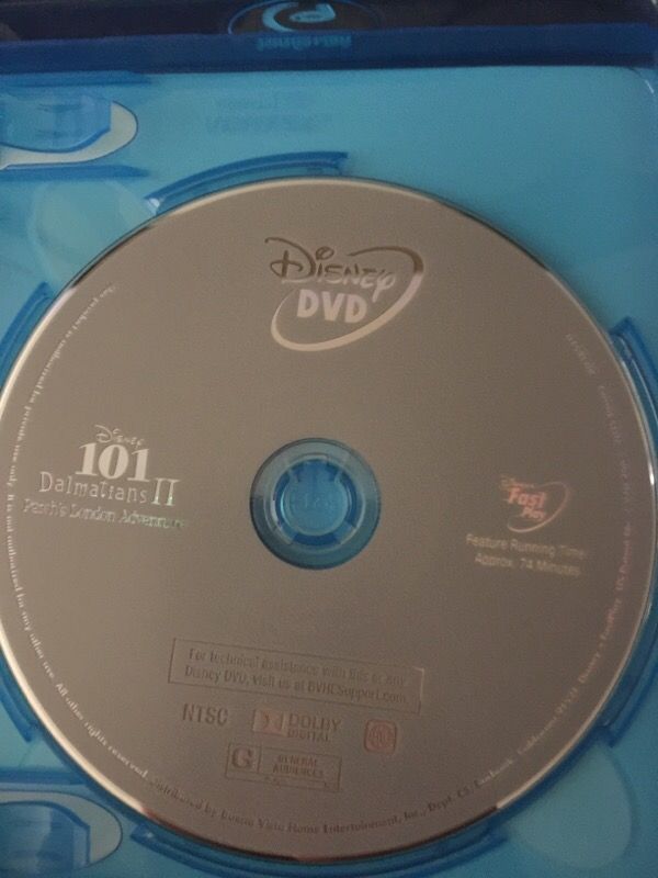 Official Disney 101 Dalmatians II 2 Patch's London Adventure DVD Disc Only