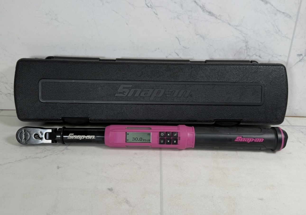 Snap On 3/8 Digital Torque Wrench Pink