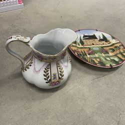 Plate And  Pot 