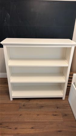 Pottery Barn Kids white bookshelf