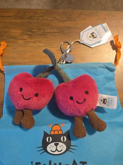 Jellycat Keychain plush Cherries