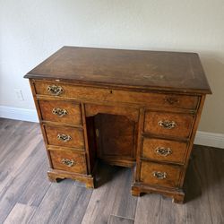 Antique Desk Real Wood…