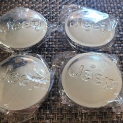 Jeep Grand Cherokee Compass Liberty  Chrome Wheel Center Caps  55mm