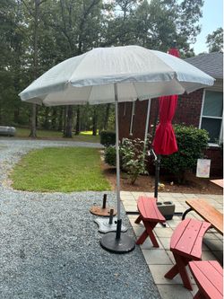 6 1/2 foot tilt beach umbrella