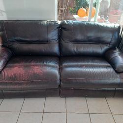 LEATHER SOFA