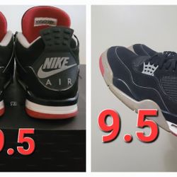 💎Jordan Retro 4 " BRED"!💎 Size 9.5! $80 OBO!