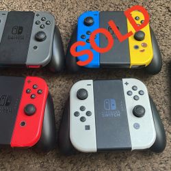 Nintendo Switch Joy-Cons  with Grip