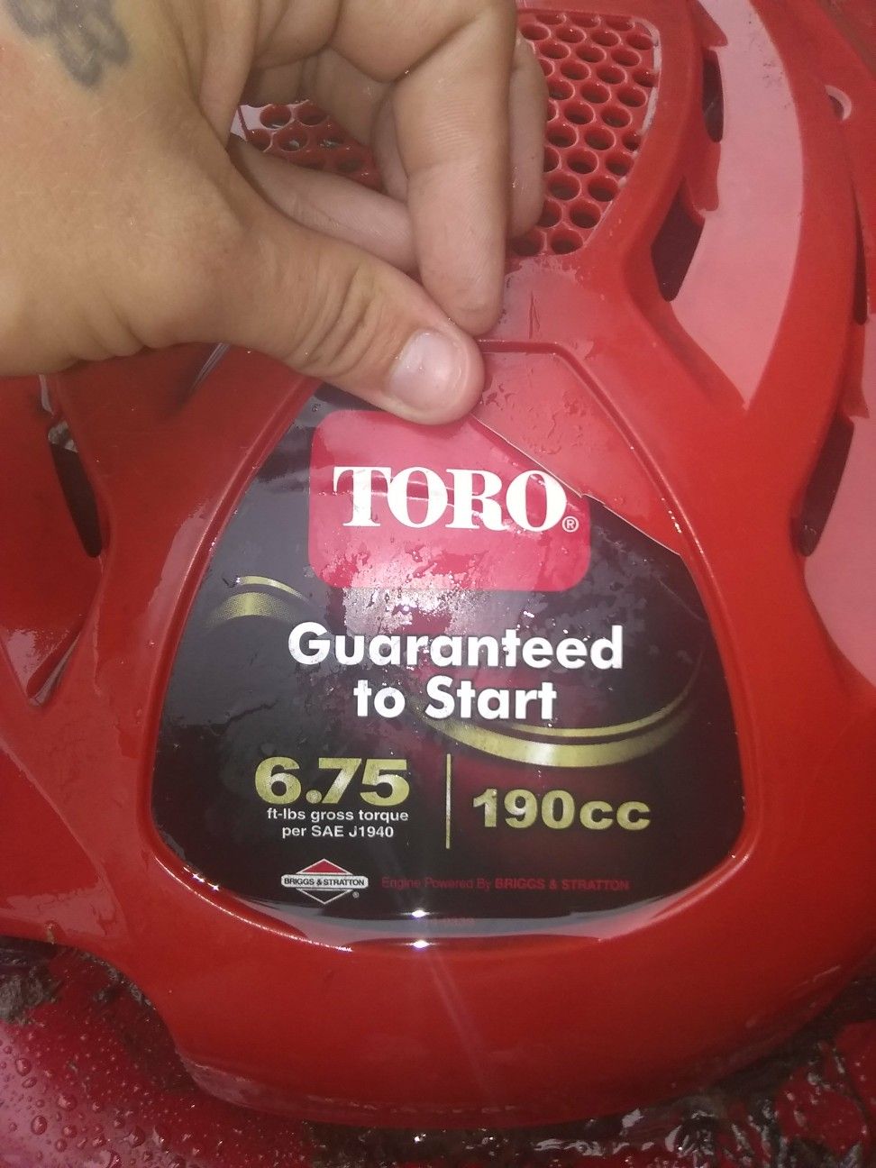 22" Toro Personal Pace SelfPropelled Lawn Mower 190cc (1140339) for