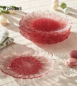 Princess house platos medianos wildflower