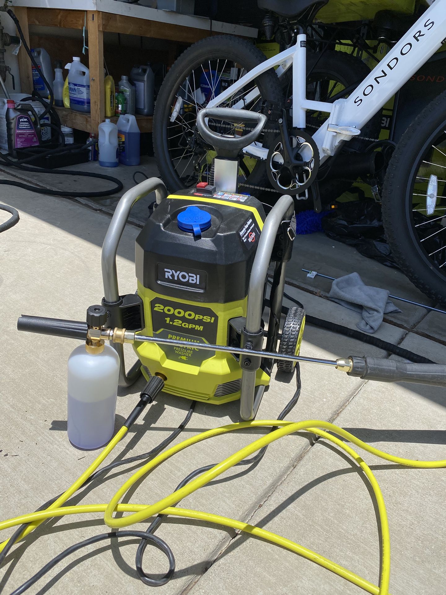 2000 Psi Pressure Washer Ryobi