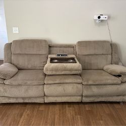 Gray Recliner couch