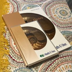 Math-U-See Pre-Algebra Homeschool Curriculum Set (Instruction Manual + DVDs)