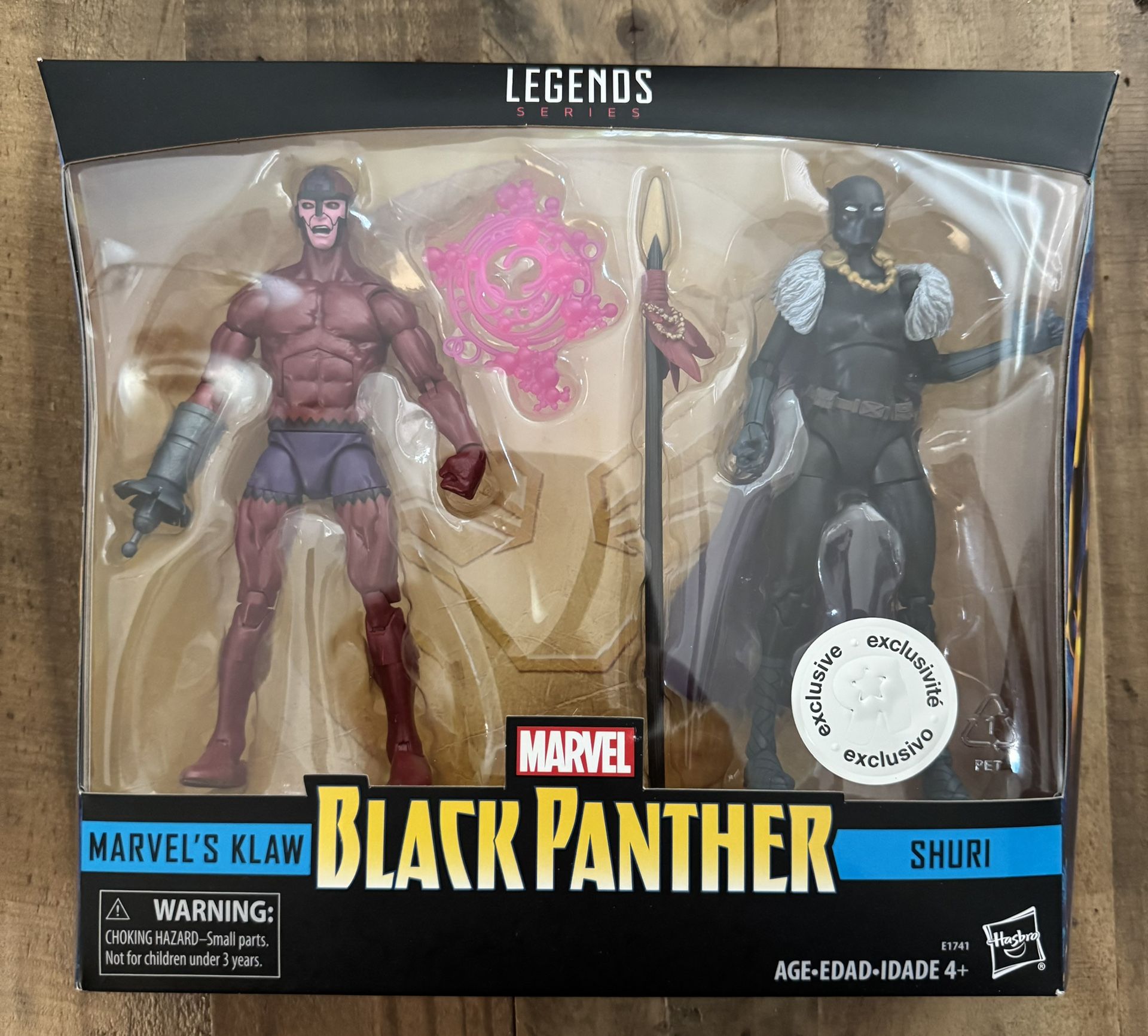 Marvel Legends BLACK PANTHER KLAW & SHURI ToysRus Exclusive Two Pack (if you See It, It’s Available)
