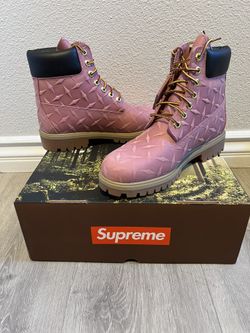 Supreme x Timberland Diamond Plate 6in Waterproof Boot- Sz 8 Supreme x Timberland Diamond Plate 6in Waterproof Boot- Sz 8
