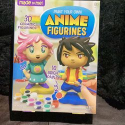 Paint your own anime figurines…..3D ceramic figurines