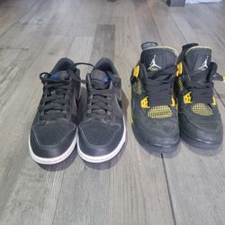Nike Dunk And Jordan 4's