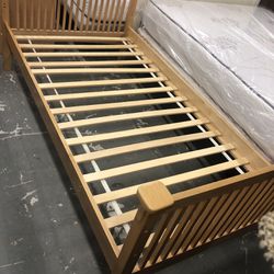 Beautiful Solid Wood Twin Size Bed