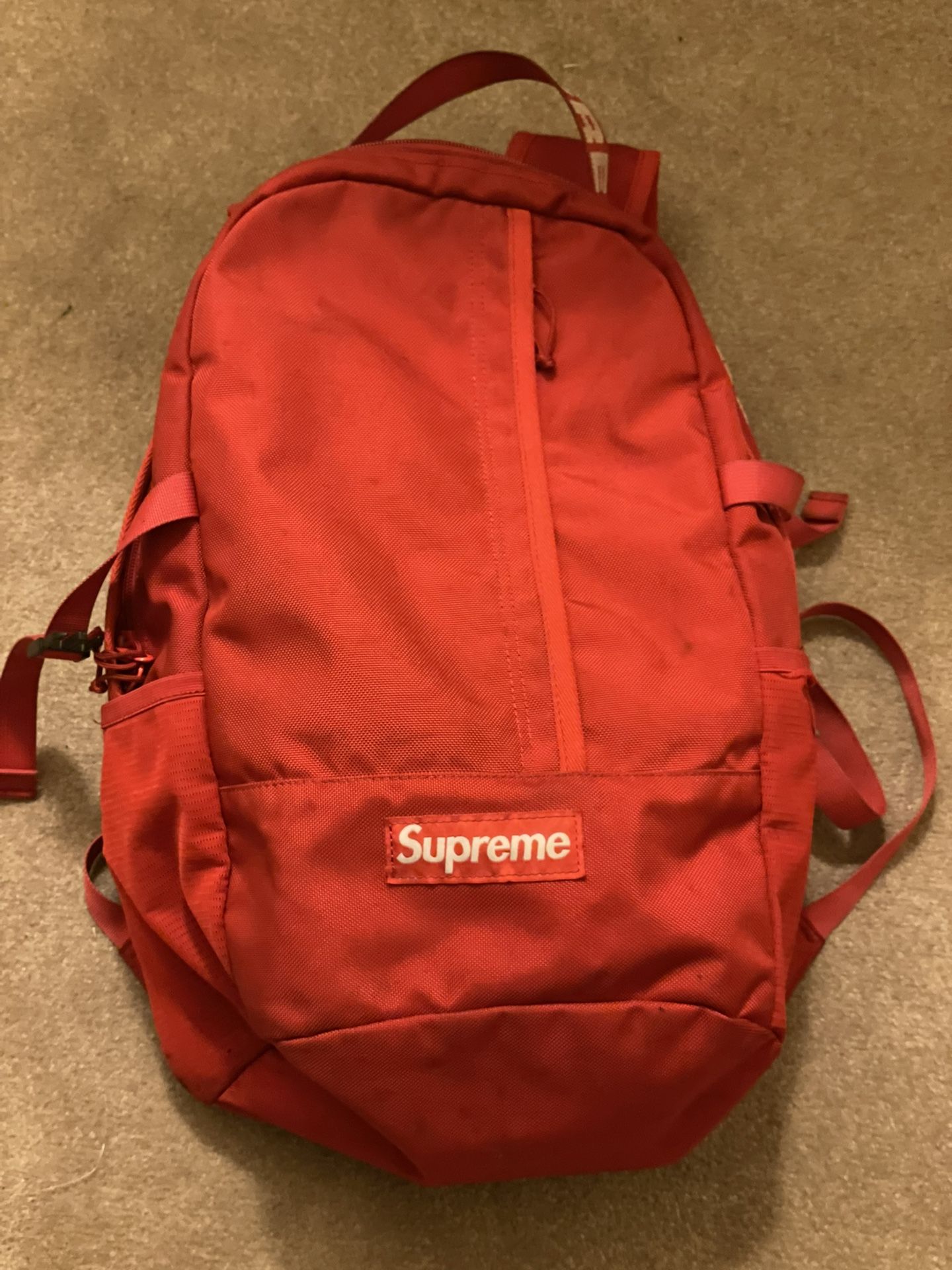 Supreme (SS18) Red Backpack 